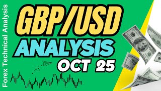 GBP USD Technical Analysis for October 25 2024 [upl. by Nosmas]