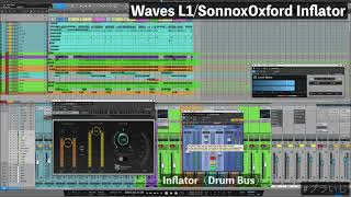 Waves L1 Sonnox Oxford Inflator 比較 [upl. by Ogdan44]