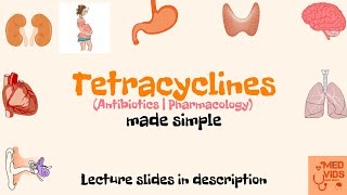 Tetracyclines  Antibiotics  Pharmacology  USMLE  Med Vids made simple [upl. by Aihsirt]