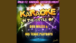 Take Me Back to Tulsa Karaoke Version [upl. by Becht]