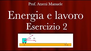 Energia e lavoro  Esercizio 2 ProfAtzeni ISCRIVITI [upl. by Esilehc257]