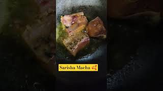 sarisha Macha or macher Jhalfood youtubeshorts foodie youtuber youtubechannel foodlover vlog [upl. by Highams]