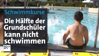 Volle Wartelisten bei KinderSchwimmkursen I BR24 [upl. by Htiderem]