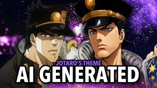 Jotaro’s theme but it’s AI Generated [upl. by Urba49]