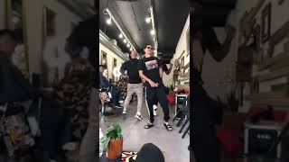 FOUSEY amp Show Luciano performing LIT PAPI on MELROSE [upl. by Dane]