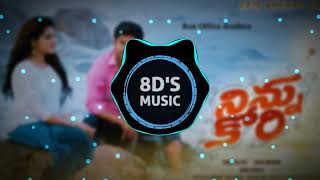 Adiga Adiga Song 8D AUDIO 🎧 Ninnu Kori 🎧USE HEADPHONES [upl. by Jarek]