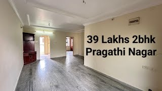 39 Lakhs 2bhk for sale in Pragati Nagar near vijetha supermarket hyderabad pragathinagar [upl. by Seroka]