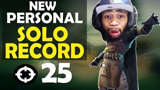 25 KILL SOLO  INTENSE amp CRAZY FIGHTS  MY NEW RECORD  FUNNY GAME  Fortnite Battle Royale [upl. by Sparks]