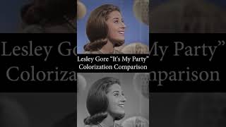 Lesley Gore Colorized on The Ed Sullivan Show with quotIts My Partyquot [upl. by Fotinas41]