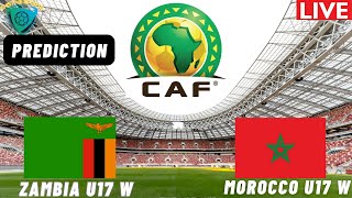 Morocco vs Zambia 2024 Africa U17 FIFA Womens World Cup Qualifier [upl. by Onairpic]