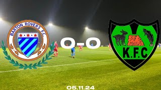 BONFIRE NIGHT FEISTY MATCH FOGGY CONDITIONS  Barton Rovers vs Kidlington FC highlights [upl. by Enerehs]