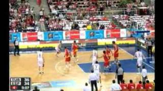 EuroBasket 2009  Türkiye 63  İspanya 60 [upl. by Elumas]