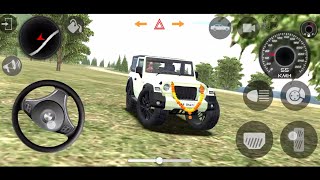 Dollar Song Modified Mahindra P milky colour Thar 😈 Indian Cars Simulator 3D [upl. by Swigart171]