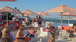 beach club dubai  beach life at dubai  beach party  beachclubdubai [upl. by Kapoor1]