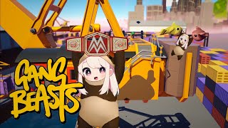 LUCHA LIBRE AL ESTILO VTUBER  GANG BEASTS [upl. by Vacla388]