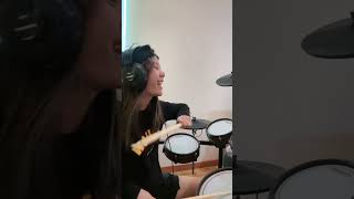 PERTAMA KALI COVER LAGU PAKE DRUM [upl. by Nohsyt]