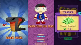 REVERSE TAG WITH RYAN AND DASH TAG TEAM USA RYAN WITH LAVA FUNNY FAILS GAMEPLAY [upl. by Lemej]