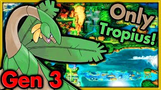 Can I Beat Pokemon Emerald with ONLY Tropius 🔴 Pokemon Challenges ► NO ITEMS IN BATTLE [upl. by Relyk]