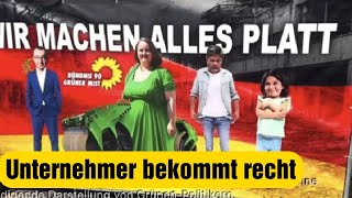 Bayern Unternehmer bekommt recht und darf grünen Plakat weiterhängen lassen  grüne bayern [upl. by Eindys708]