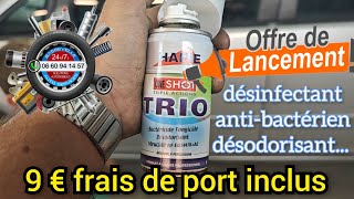 Nettoyant désinfectant et antibacterien pour automobiles tous genres et styles [upl. by Devlin]