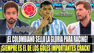 ¡GOL DE LA GLORIA NARRADORES y PRENSA ARGENTINA GRITO ASI EL GOL DE ROGER MARTINEZ RACING CAMPEON [upl. by Akimert]