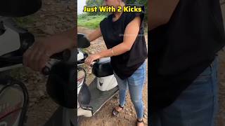 How to KickStart your Scooter tvs honda [upl. by Atekan667]