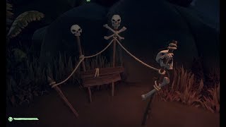 Where to Find the Three Skull Totem on Sunken Grove in Sea of Thieves [upl. by Rovelli247]