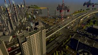 Cities Skylines  Relax with Traffic 05  View From The Office Window [upl. by Krug]