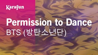 Permission to Dance  BTS 방탄소년단  Karaoke Version  KaraFun [upl. by Tad]