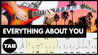 EVERYTHING ABOUT YOU  Ugly Kid Joe Guitar TAB  Lesson  Cover  Tutorial [upl. by Kinnard202]