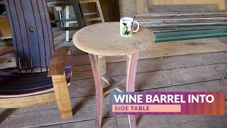 Wine Barrel Table [upl. by Molahs742]