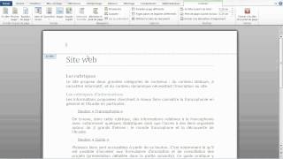 pour inserer en tete de page word [upl. by Rickey]