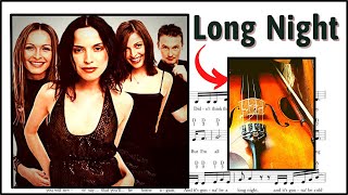 How to play The Corrs  Long Night  Violin [upl. by Elleniad661]