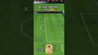 CHIESA IS BROKENIN FC25 MUST TRY [upl. by Gally]