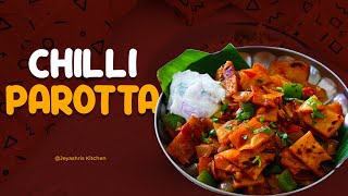 Chilli parotta recipe  Easy to make crispy chilli parotta [upl. by Alessandro58]