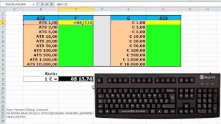 Excel für Einsteiger Formeln kopieren und Zellbezüge [upl. by Acimaj899]