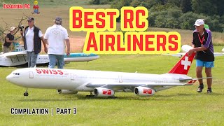 BEST COMPILATION of RC AIRLINERS 2024  PART 3 [upl. by Nnawaj387]