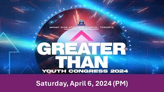 Apostolic Worship Youth Congress  Saturday April 6 2024 PM [upl. by Ariaec]