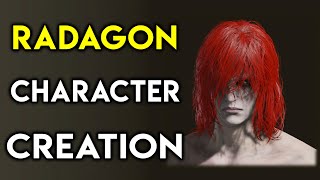 Radagon Character Creation  Elden Ring [upl. by Hedley274]