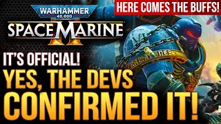 Warhammer 40K Space Marine 2  The Devs Just Confirmed It Big Buffs Balancing and Patch Update [upl. by Mareld]