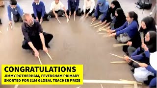 Jimmy Rotherham from Feversham Primary gets shortlisted for Global TeacherPrize [upl. by Maiocco]