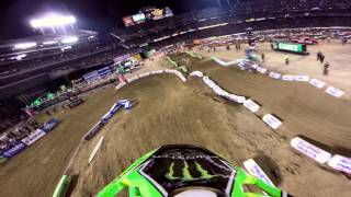 GoPro HD Ryan Villopoto Main Event 2014 Monster Energy Supercross from Oakland [upl. by Gronseth]