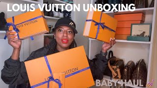 Louis Vuitton Baby Haul Unboxing  Wishlist Items 💅🏽 [upl. by Abigale]