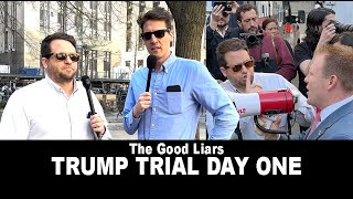 The Good Liars at Day One of The Trump Trial [upl. by Apicella]