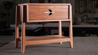 How to Build the Perfect Nightstand  Woodworking [upl. by Nedia876]