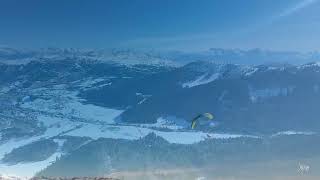 biplace isair parapente hiver [upl. by Yerffoej]