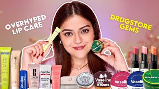 Honest Review Of My LIP BALM COLLECTION  Drugstore to HighEnd [upl. by Jangro]