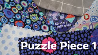 Kaffe Fassett Collective Mystery Quilt 2024 Program  Puzzle Piece 1 [upl. by Mishaan999]