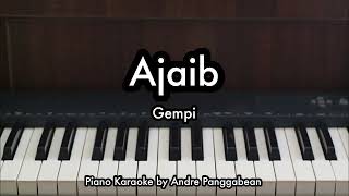 Ajaib  Gempi  Piano Karaoke by Andre Panggabean [upl. by Childs217]