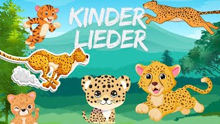 Kinderlied Gepard Geschwindigkeit – Schnelles DschungelAbenteuer  Kinderlieder und Spaß 🌞 [upl. by Eeneg]